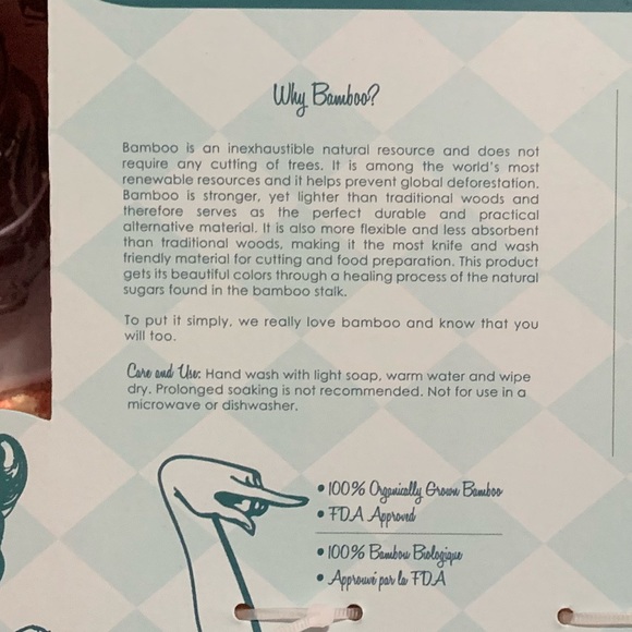 Bamboo Utensil Set with Cute Sayings - Picture 5 of 5